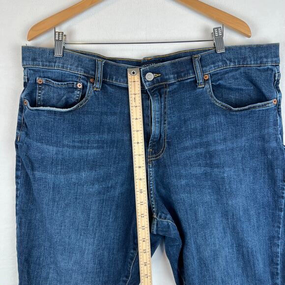 Lucky Brand Jeans Mens 40x29 Blue 410 Athletic Straight Comfort Stretch Denim - Picture 5 of 12